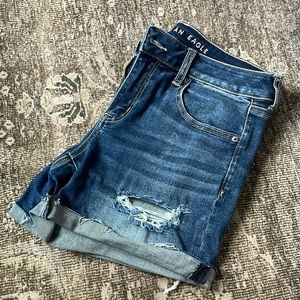 American Eagle Midi Denim Shorts